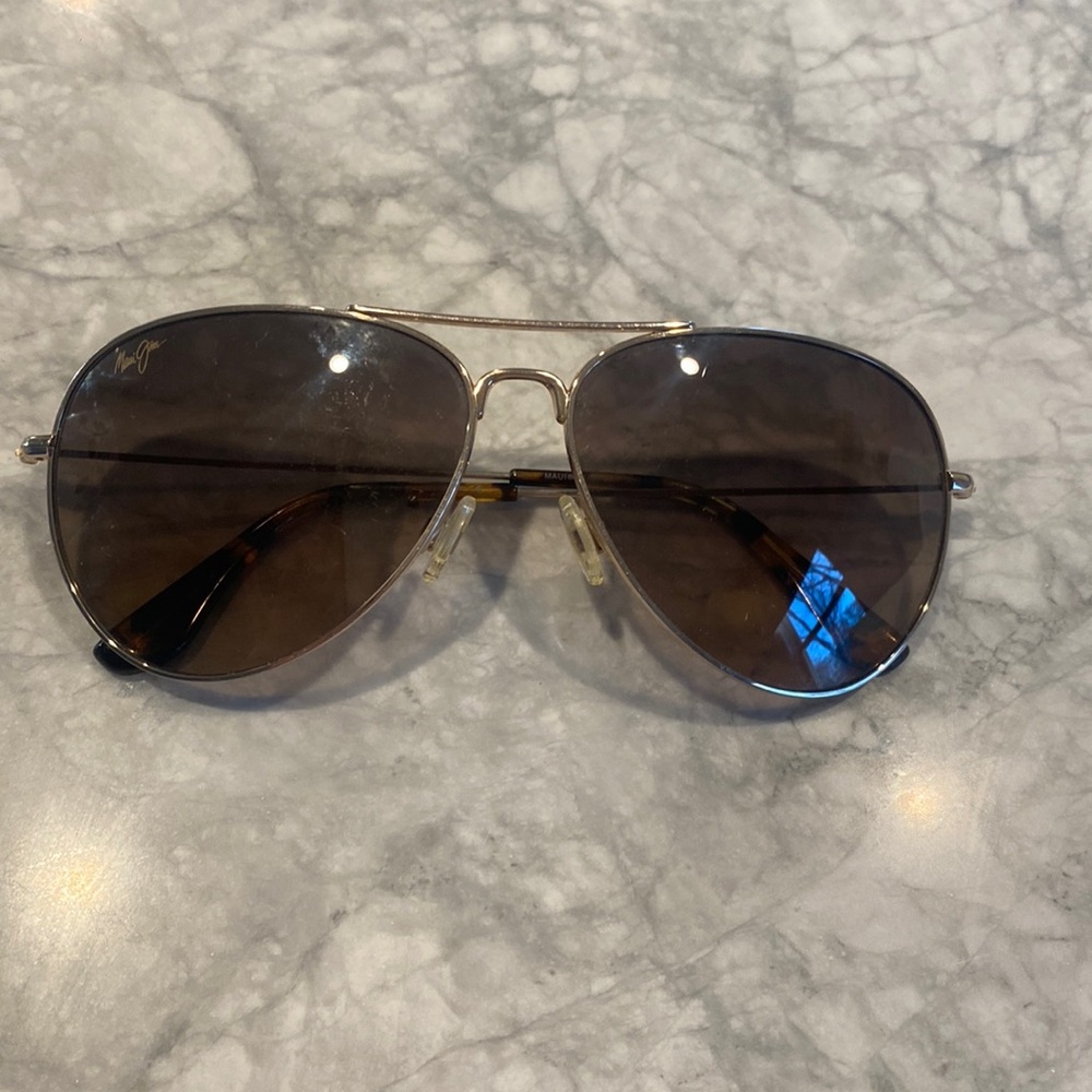 Maui Jim Aviator in Brown